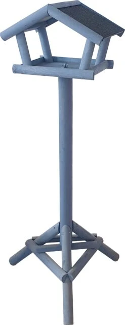 Intratuin Vogelvoederhuisje Grijs 40 X 30 X 130 Cm