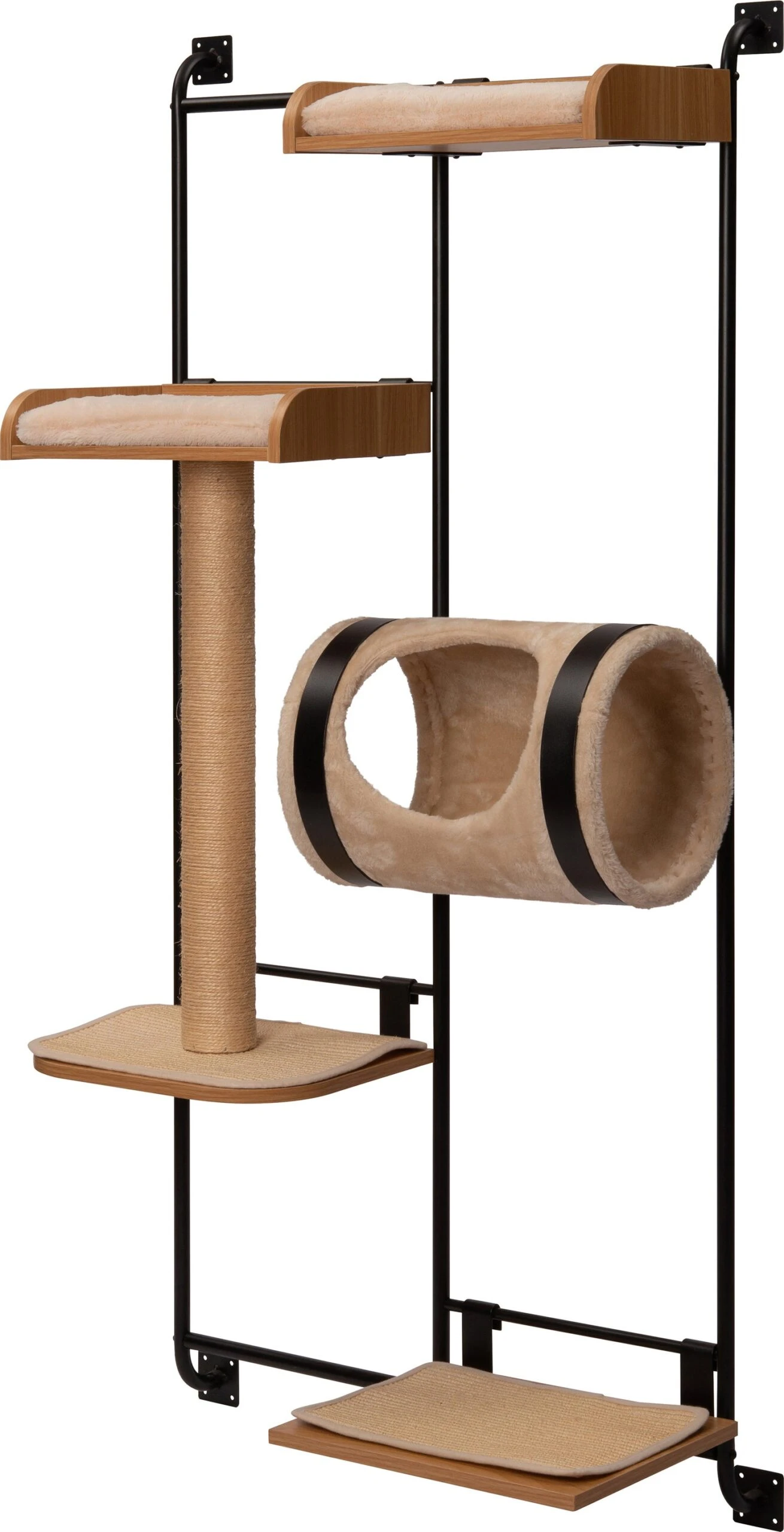 Intratuin Kattenwandmeubel Bruin 75 X 35 X 160 Cm 3 Intratuin Kattenwandmeubel Bruin 75 X 35 X 160 Cm