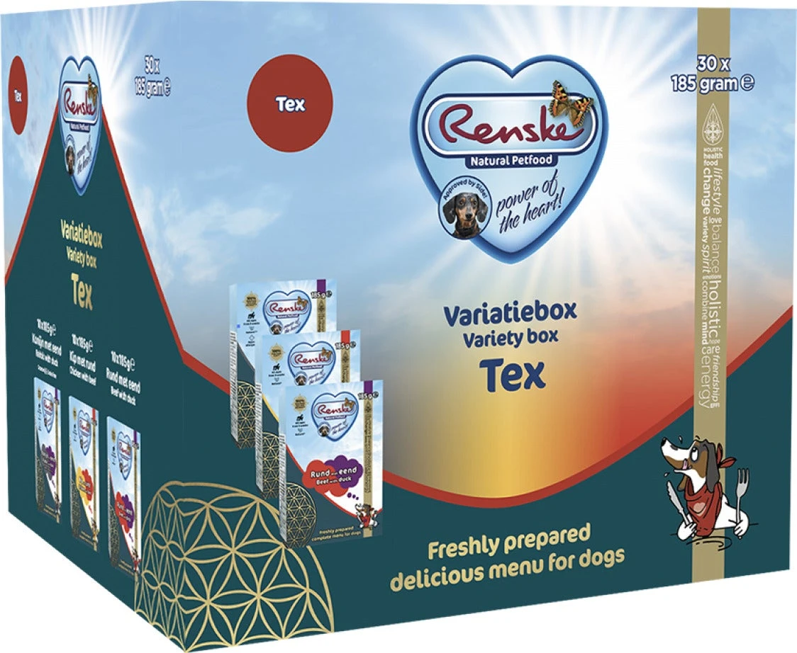 Renske Hondenvoer Variatiebox Tex 185 G 30 Stuks 3 Renske Hondenvoer Variatiebox Tex 185 G 30 Stuks