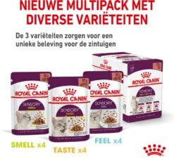 Royal Canin Kattenvoer In Saus Sensory Feel 85 G 12 Stuks -Beeztees || ROYAL CANIN || FLEXI Verkoopwinkel 9003579018934 9